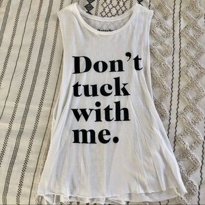 Barre Socks Don’t Tuck With Me Pure Barre Muscle Tank